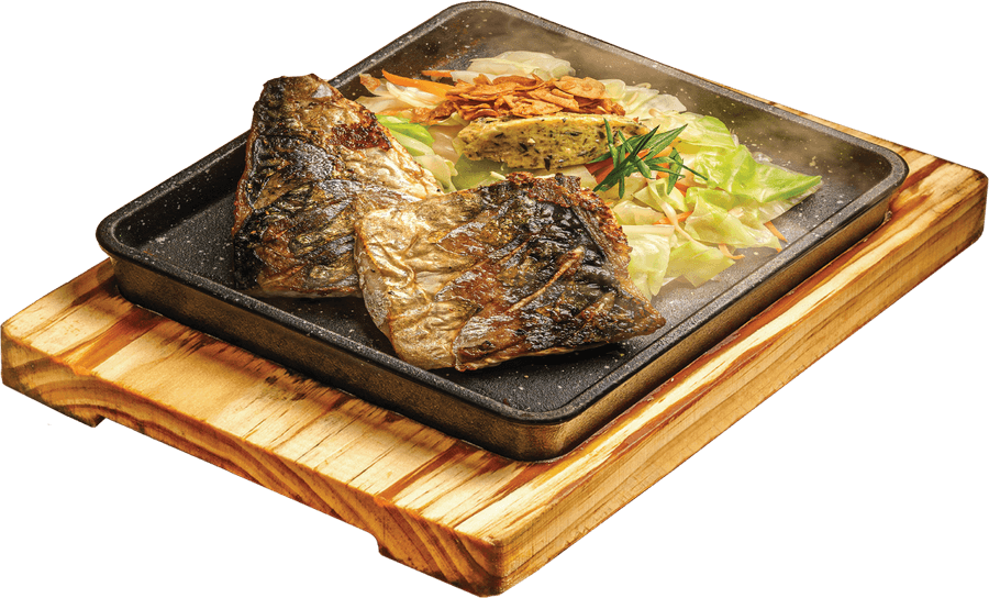 Saba teppanyaki