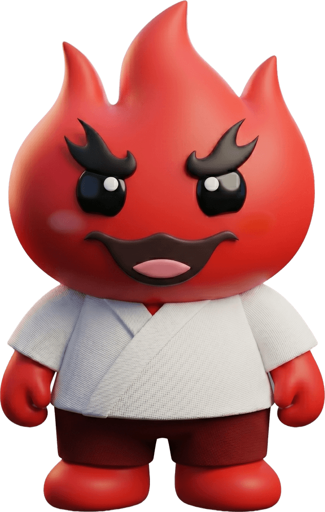 Chef Kaji, the Torii mascot