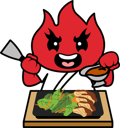 Chef Kaji cooking at the teppan grill